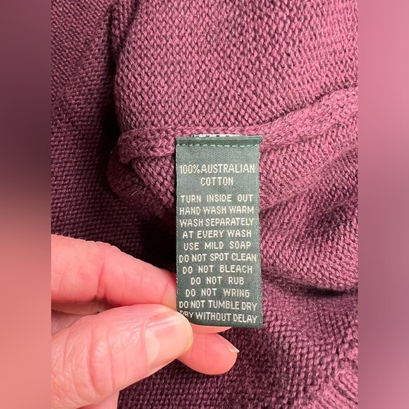 RODD & GUNN Men’s Deep cranberry 1/4 zip pullover sweater size 3XL. - Picture 11 of 14